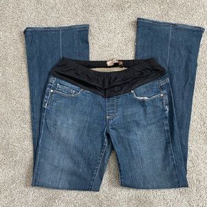 Paige maternity flare jeans